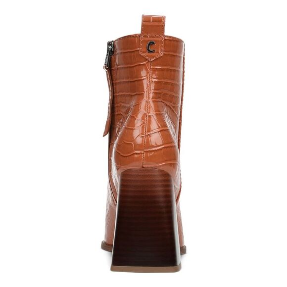 NWT CIRCUS BY SAM EDELMAN Womens Brown Pascha Square Toe Block Heel Booties 8 M - Picture 2 of 5